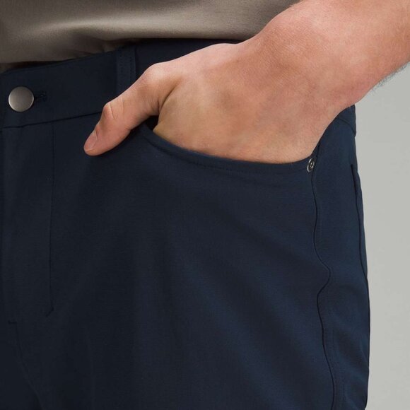 NEW Lululemon ABC Skinny-Fit 5 Pocket Pant 30"L Warpstreme, True navy - 35"x 30" - Picture 13 of 13